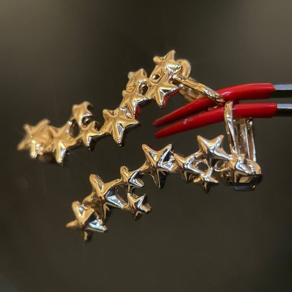 Star Ear Crawlers Earrings - Picture 2 of 5